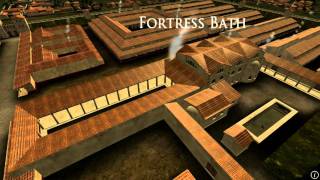 Animation of ancient Roman Fort in Caerleon Wales [upl. by Novello]