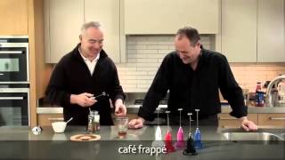 How to make a frappé coffee using an aerolatte milk frother [upl. by Niveb188]