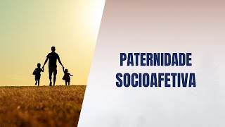 Paternidade socioafetiva [upl. by Inna]