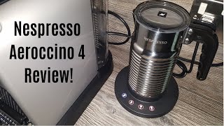 Nespresso Aeroccino 4 Milk Frother Review  Worth upgrading from the Aeroccino 3 [upl. by Onairot647]