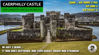 Caerphilly Castle  The Largest in Wales 2nd in Britain [upl. by Motteo]