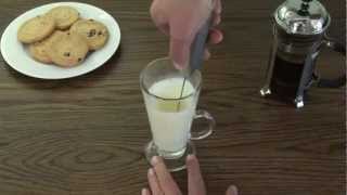 Aerolatte  The Original Steam Free Milk Frother [upl. by Ainoyek]