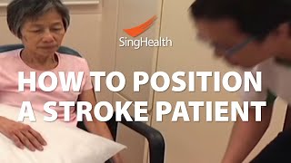 How To Position A Stroke Patient [upl. by Nodnrb999]