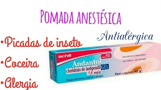 Resenha PomadaAndantol Gel [upl. by Thamora]