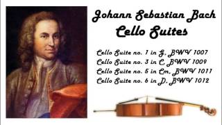 Johann Sebastian Bach  Cello suites in 432 Hz great for reading or studying [upl. by Kopp]