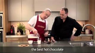 How to make a hot chocolate using an aerolatte milk frother [upl. by Matt]