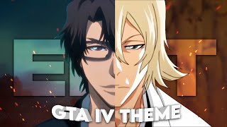 Aizen x Urahara  GTA IV Theme Edit [upl. by Llerreg]